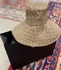 New wide brimmed bucket hat, high-end trendy women's retro classic fisherman hat, fashionable and versatile, summer sun shading and sun protection hat