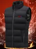 Men's Vests Unisex Warm Heated Vest Lightweight Electric Heating Gilet 23 Zone USB Charging for Outdoor Camping Hiking 231218