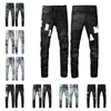 Miri Wysokiej jakości moda dżinsy dla designerskiego stylu designer dżinsowego pant w trudnej sytuacji Rower Black Blue Jean Slim Fit Motorcycle 29-40