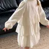 Robes de fille Robe de filles printemps automne mode bébé princesse vêtements enfants enfants à manches longues robes de gâteau en couches pour 3 4 5 6 7 8 ans