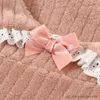 Pajamas New Flannel Teenager Girls Nightdress Winter Warm Girls Lace Bow Princess Pyjamas Children's Pajama Sets Fashion Baby Home Wear