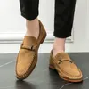 Dress Shoes Italian Style Handmade Men's Genuine Leather Business Office Outdoor Casual Flat Women's Big Size: 39-47