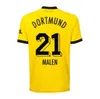 23 24 Soccer Jerseys REUS DORTMUND 2023 2024 Borussia Soccer HALLER Football Shirt BELLINGHAM NEONGELB HUMMELS BRANDT Men Kids Special Kit All Black Maillot De Foot