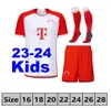 KANE Soccer Jerseys MUSIALA DE LIGT 23 24 Kits Enfant Joueur SANE HERNANDEZ BAYERNS Munich Gnabry Oktoberfest MULLER DAVIES KIMMICH Chemise de football Hommes Kit Enfants