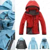 Women's Waterproof Breathable Soft Shell Jacket Men's Outdoor Sports Coat Windproof Winter Outdoor Sportswear