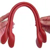 Bag Parts Accessories 2 Pcs Detachable PU Leather bag Handle Lady Shoulder DIY Replacement Handbag Band Strap 231219
