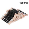 Makeup Brushes 50 Pcs Double Sided Brush Tools Eye Shadow Stick Application