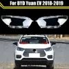 Araba Far Cam Lamba Kabuk Far Kapağı Şeffaf abajur kafa ışık lens kapakları Byd Yuan EV 2018 2019