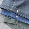 Herrjacka kappa mode märke carhart j97 carhatjackets jackor slut Kahart Santa Fe B136 American Vintage Washed Old Denim Qt4w