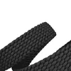 Belts Drizzte Big&Tall 47inch-67inch Black Braided Elastic Stretch Belt Casual For Men Thick