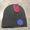 ビーニー/スカルキャップデザイナーニット帽子Ins人気カナダグースビーニーウィンターハットクラシックレタープリントニットスポーツスキーキープウォーム3J C1I2