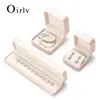 Jewelry Boxes Oirlv Pink Luxury Jewelry Ring Box For Engagement Wedding Ring Box Birthday Jewerly Pendant Bracelet Necklace Display Gift Box 231218