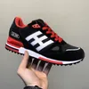 Originais ZX750 Running Shoes Moda de camurça de retalhos de retalhos de alta qualidade Red Green Athletic Freathable Trainers Athletic Wholesale ZX 750S D4DV#