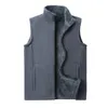 Men's Vests Plus Size Cashmere Men Sleeveless Vest Jackets Fashion Wool Male CottonPadded Coats Warm Waistcoats Clothing 8XL 231219