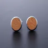 Boutons de manchette, bijoux à la mode, accessoires en bois haut de gamme pour hommes, entièrement personnalisés de haute qualité, bouton de manchette, bouton 296r, 2019