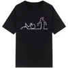 Männer T Shirts Die Linie Osvaldo Cavandoli TV Männer Frauen Stil Streetwear T-shirt Mode Hemd Rundhals Casual Tops sommer Camiseta