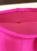 Pantalones de mujer Capris High Street EST Fashion Leggings Strighty Leggings fluorescentes rosa 231218