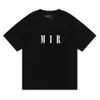 T-shirt de mode masculin du créateur, T-shirt noir pour hommes, impression de lettre, coton d'été T-shirt décontracté