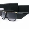 Top gafas de sol de lujo polaroid lente diseñador para mujer para hombre gafas senior gafas para mujer marco de anteojos gafas de sol de metal vintage con caja AAAAA208