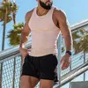 Men's Tank Tops Comfortable Top Men Running Vest Stylish Sleeveless Sport Vests For Fitness Leisure Slim Fit Racerback In Solid