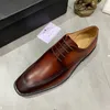 10modell 2024 italiensk slip på män designer klänningskor bröllop äkta läder män oxford skor munk rem svart grå män formella loafers män mocka