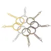 Wholesale 10pcs/bag Multicolor Split Key Rings Chain Keychain for DIY Resin Jewelry Making