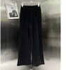 Pantalon deux pièces pour femmes, marque tendance, capuche, fermeture éclair, haut ample, jambes larges, pour style sportif décontracté, 2024