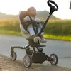 Pièces de poussette pour enfants, Tricycle, tige de poussée, poignée en plastique pour bébé, remplacement