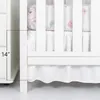 Sängkjol Crib Damm Cover Soft Elastic Baby For Bedroom Easy Installation Pleated Toddler Bedding Boys