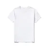 Homens Camisetas Verão Manga Curta T-shirt 170g Algodão Penteado Manga Preto e Branco Sólido Pescoço Redondo Americano Solto F