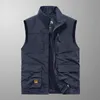 Men's Vests Spring Autumn Outdoors Military Black Sleeveless Jacket Fashion Fishing Vests For Men's Pocket Pography Casua Waistcoat 231219
