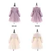 Robes de fille princesse tutu kids flower fête robes enfants costumes filles robe de mariée congelée petti fille school us pour fille vestidos