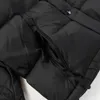 Inverno masculino preto e bege mangas destacáveis jaqueta estilo britânico parka engrossado quente com capuz casacos de lazer de negócios