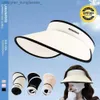 Viseras Sombrero de sol vacío superior de verano para mujer Sombrero de ala ancha Protector solar flexible C Mujer Sombrero de béisbol informal al aire libre C para mujer Protección UVL231219