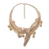 ZiccoWong exagéré Halloween Collier strass Noble Crocodile colliers ras du cou déclaration bijoux Animal Collier Y200918196v