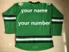 Anpassade personliga herrar North Dakota Fighting Sioux Hockey Jersey Alla namn Ett nummer Green White Black University Stitched Jerseys 81