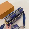 Moda 3 peças mailman saco de designer de luxo saco crossbody sacos de peito feminino bolsa de ombro bolsa de moeda