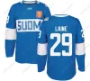 2016 Puchar Świata Hokeja Finlandia Drużyna Jersey Rinne Laine Korpikoski Donskoi Pokka Aho Koskinen Lepisto Men Men Youth Custom Hoceky Jerseys 12