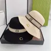 Projektantka czapki wiadra Sunhats Caps for Women Mens Straw Hat Designers Casquette unisex litery mężczyzn Visors Caps Hats 2205214d346s