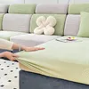 Stol täcker Jacquard Sofa Sectional Cover Elastic Furniture Protector för husdjur tvättbart avtagbart sittdyna slipcover