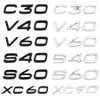 Autocollants 3D AWD T3 T5 T6 T8 LOGO EMBRAND BADGE Decal Car Autocollant pour Volvo C30 V40 V60 S40 S60 XC60 XC90 XC40 S80 S90 S80L S60L STYYAGE26