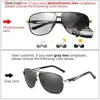 Sunglasses Top Aluminum Magnesium Square Polarized Photochromic Sunglasses Men Sun Glasses Military Safety Driving Oculos De Sol MasculinoL231219