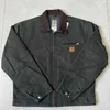 Veste pour hommes manteau marque de mode Carhart J97 Carhatjackets vestes vieux américain lavé Detroit vestes vêtements de travail Cleanfit toile rétro vestes 6s9w