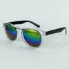 Gafas de sol con montura transparente para niños, lentes de mercurio, 6 colores, gafas de sol coloridas para niños, gafas completas Shop296Q