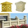 Garden Decorations Plastic Cement Hollow Lamp Mold Lighting House Mould Roman Column Pier Ornament Decoration ABS Dia 20cm/ 7.87in