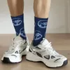 Herrensocken Crazy Design The Untamed Gusu Lan Sect Basketball Polyester lang für Unisex rutschfest