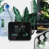 Aquarien MIUS Smart Automatischer Nebel Reptilienbefeuchter Timer Regenwald LCD-Bildschirm Sprinklersteuerung Terrarium Nebelsprühset 231218