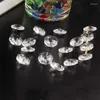 Chandelier Crystal Brand Beads Pendants 50pcs Curtain Pendant Droplets Glass Octagon Wedding Party Decor