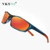 Solglasögon Vicky Sports Folding Sun Glasses Men Ultra-Light Dazzle Color Windproof Portable Cycling Polarised Women S24101