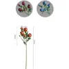 Dekorativa blommor Vintage Simulation Rose Wedding Decoration Home Soft Withered and Artificial Imitation Torked